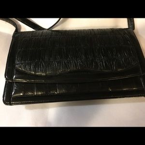 Vintage Genuine Eel Skin Clutch, no marks.